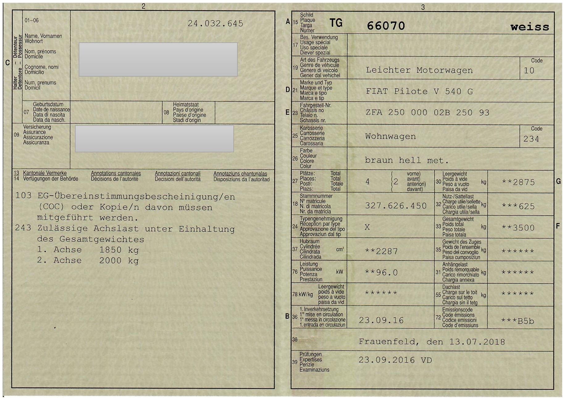 Camper FIAT Pilote V 540 G – Image 18